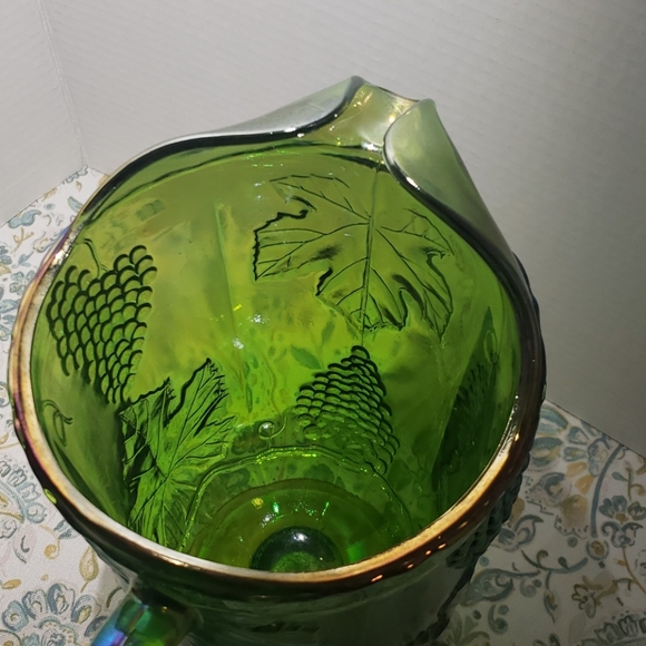 Indiana Carnival Glass Vintage Pitcher EUC - Picture 8 of 8